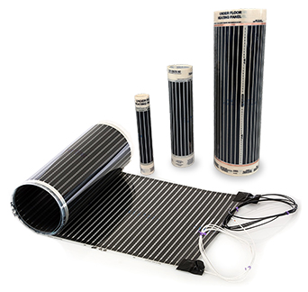 The thin FilmHeat heating element.